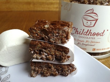 Choco Marsh Crispy Bars